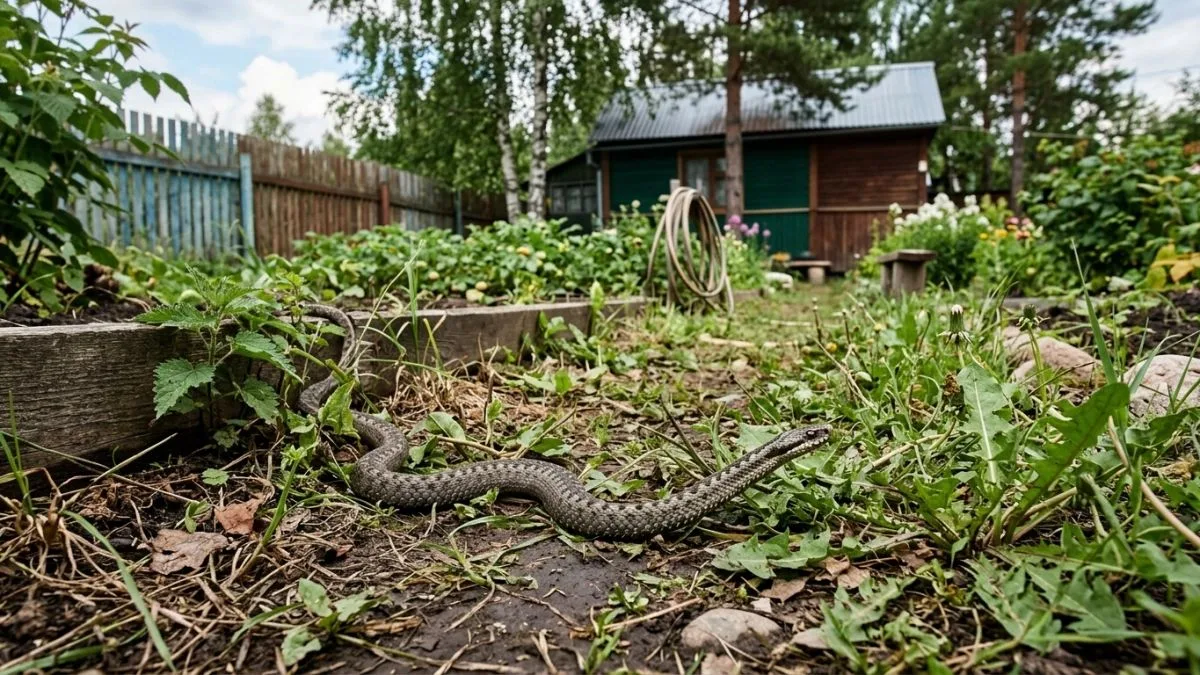 🐍 ЗМЕИ: НЕОЖИДАННАЯ ВСТРЕЧА В ОГОРОДЕ

Но опасность подстерегает нас не только на уровне травы. К с
