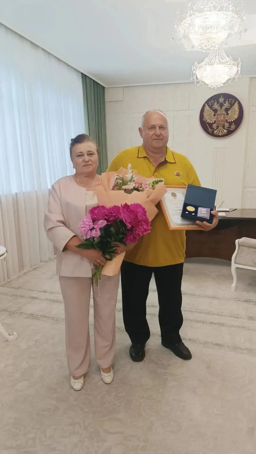 Добрый вечер друзья! 
Сегодня состоялось традиционное чествование юбиляров супружеской жизни. ❤
Боль