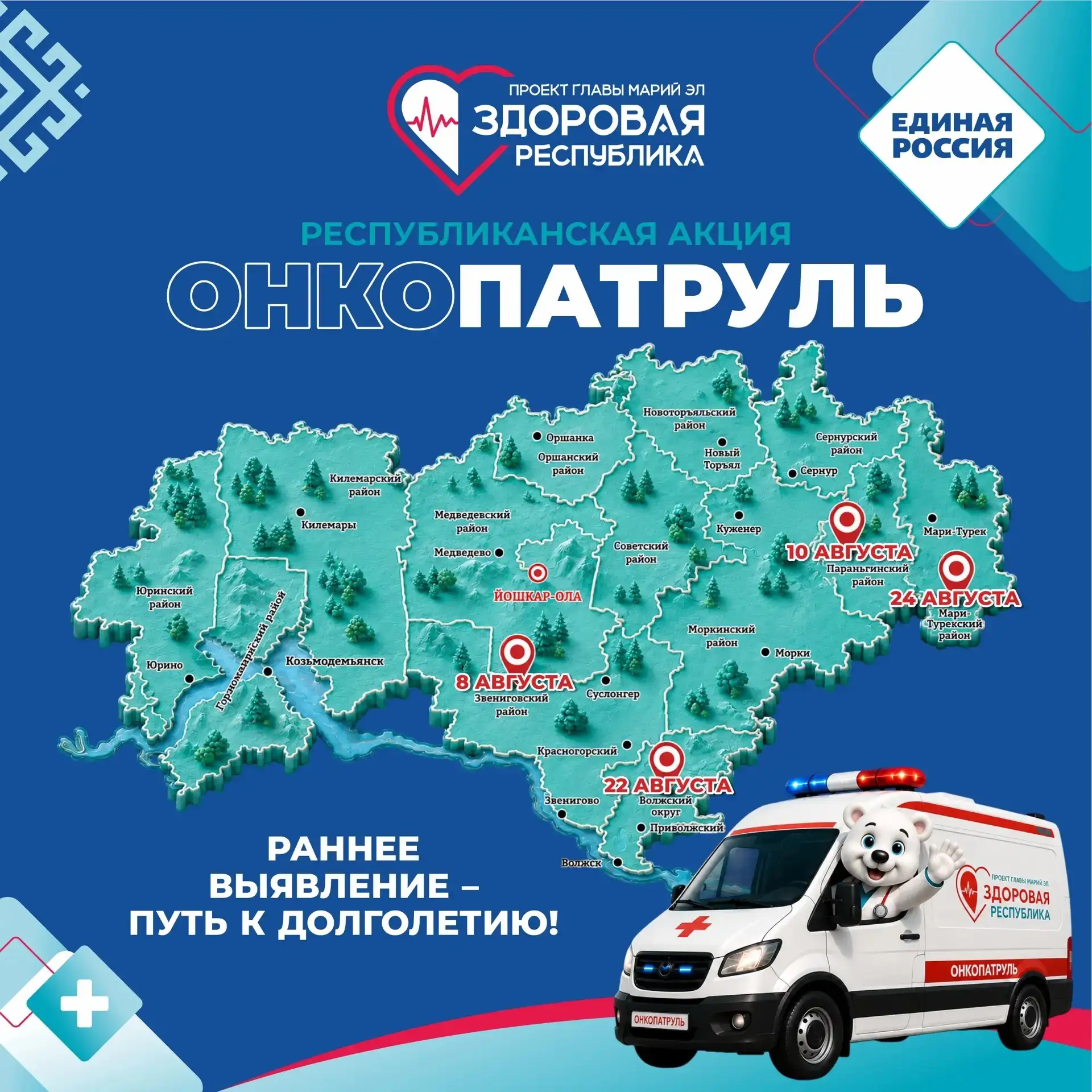 «Онкопатруль» рядом: узнайте, когда врачи приедут в ваш район

Мобильные бригады онкологов продолжаю