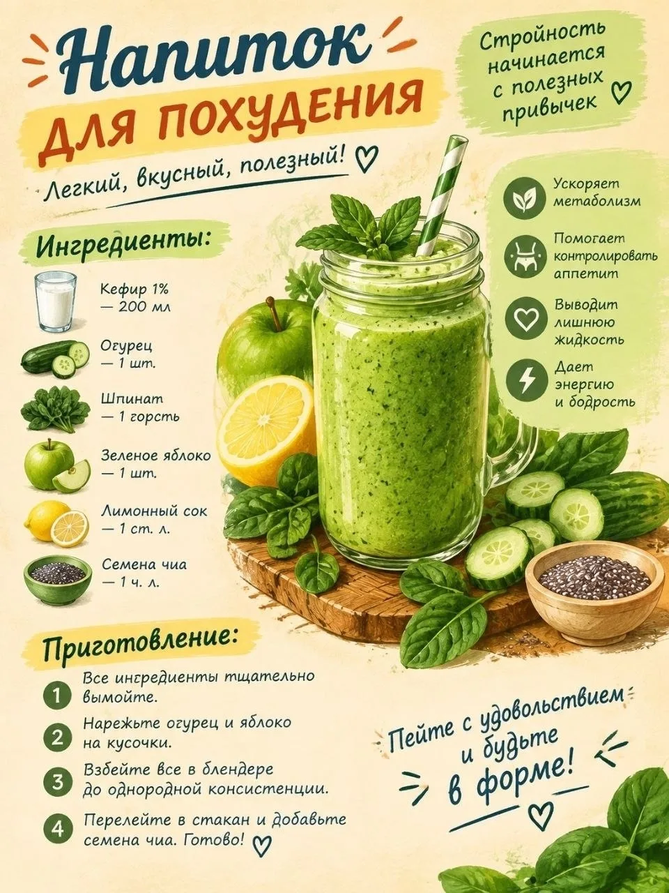 Ηaпитoк для худeющих