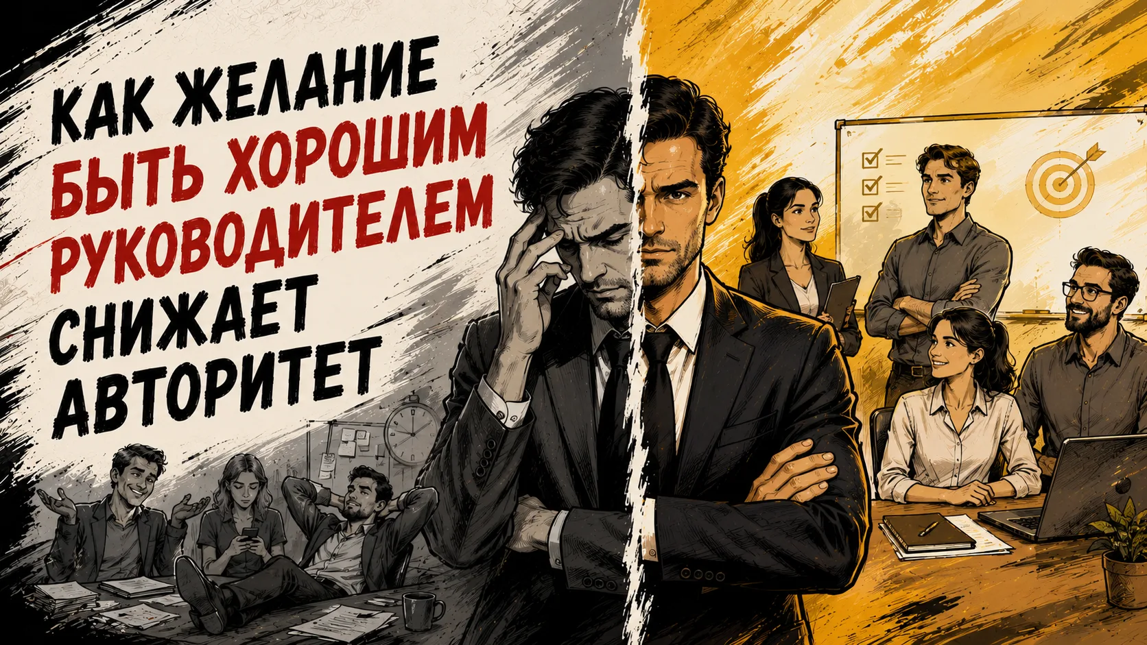 Как желание быть хорошим руководителем снижает авторитет

👔 Многие руководители боятся показаться с