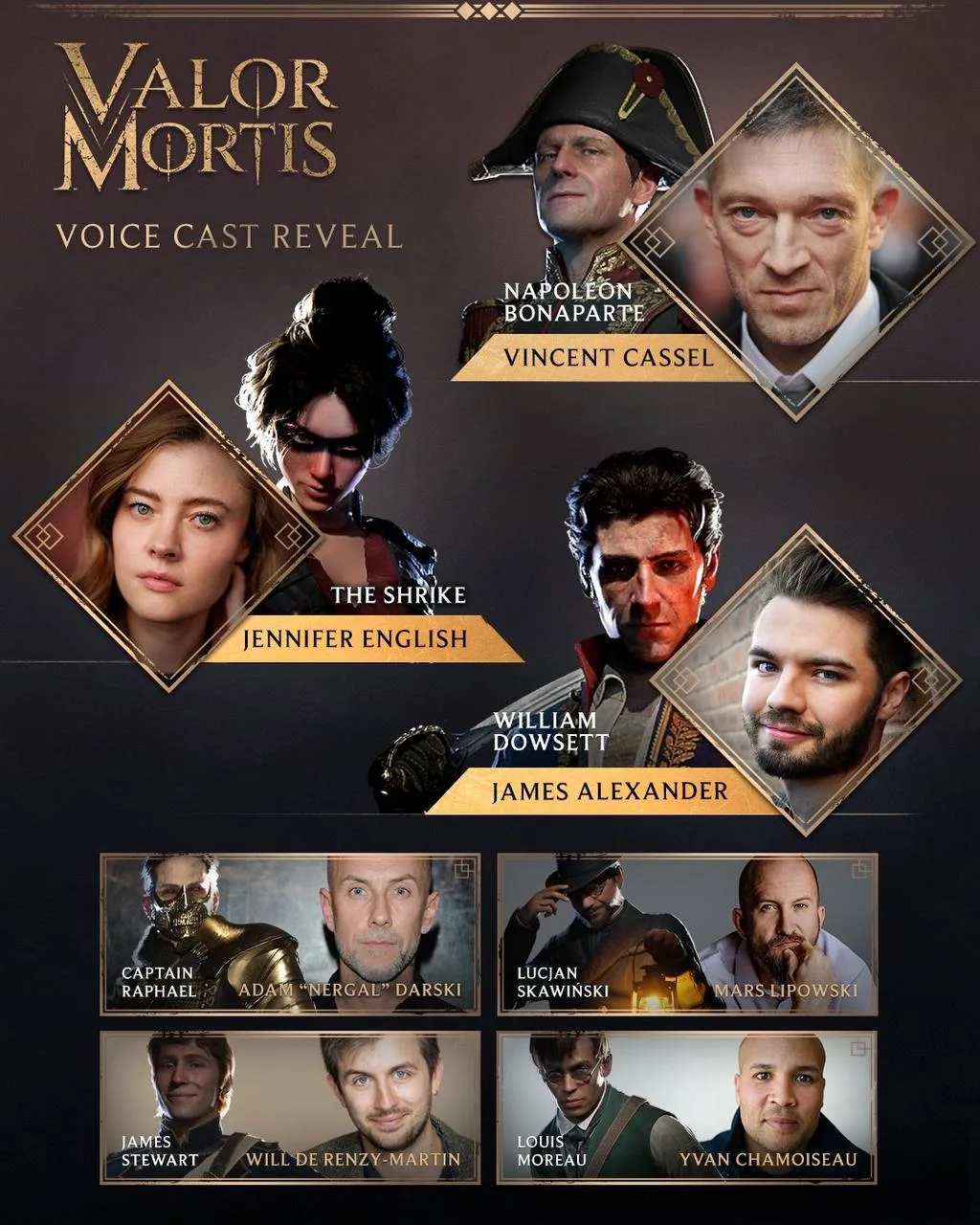Венсан Кассель озвучит Наполеона в Valor Mortis