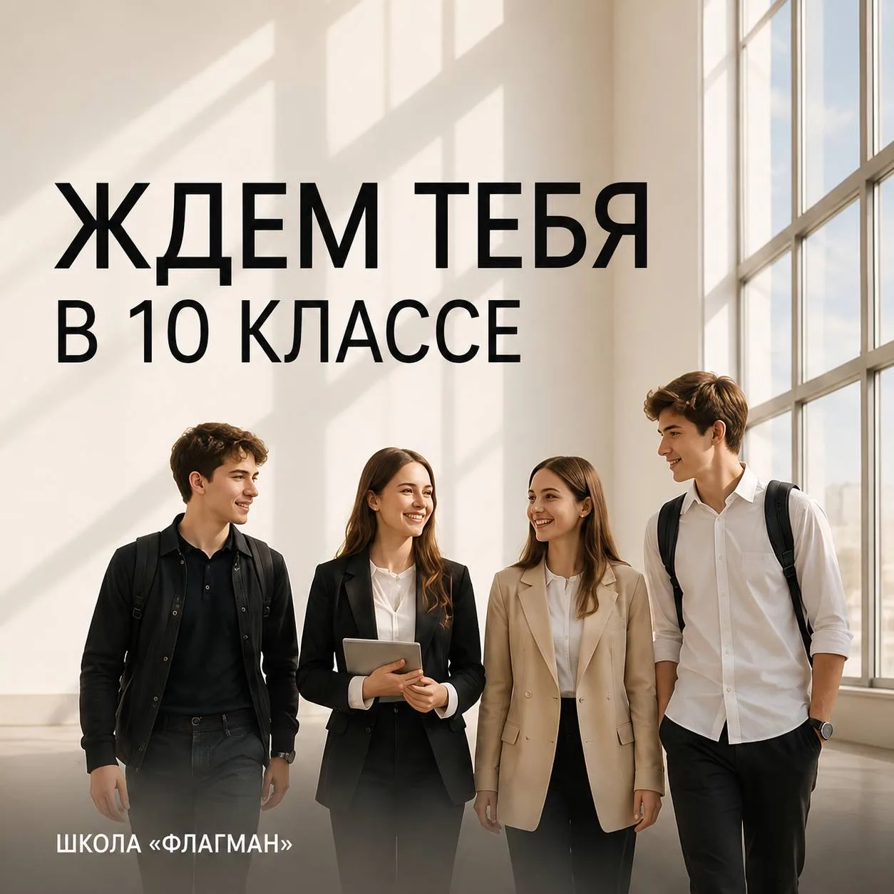 🎓 Поступаете в 10 класс? Добро пожаловать в школу «Флагман»!