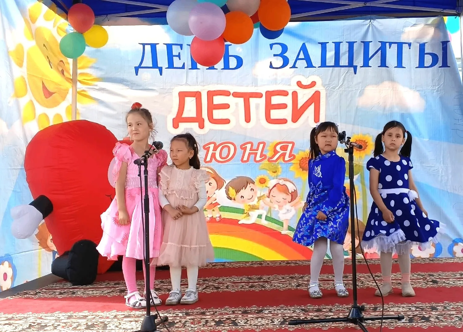 🎁Фотообзор Международного дня защиты детей в кожуунах Тувы