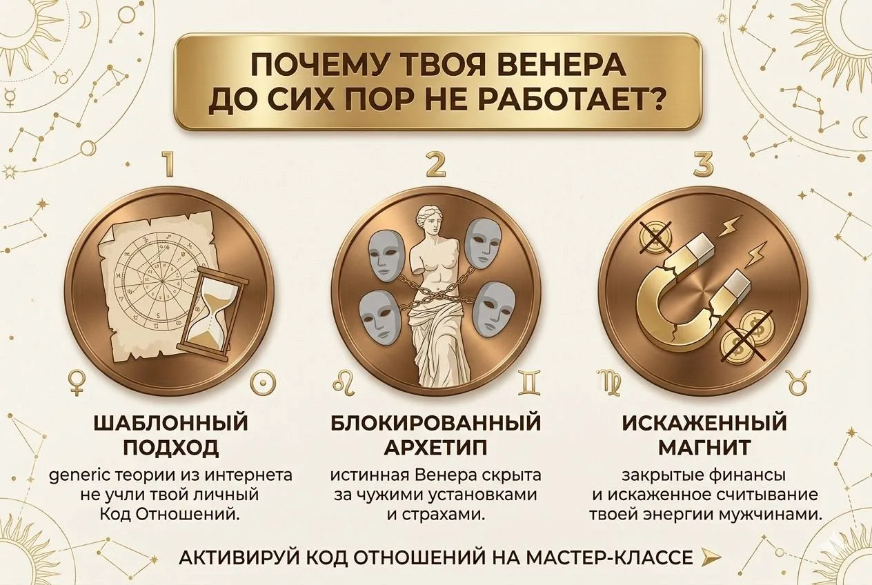 ПОЧЕМУ ТВОЯ ВЕНЕРА ДО СИХ ПОР НЕ РАБОТАЕТ?