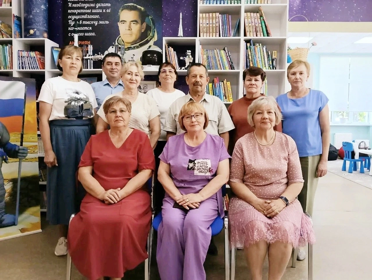 Сегодня  в модельной детской библиотеке прошло первое организационное заседание Совета ветеранов фин