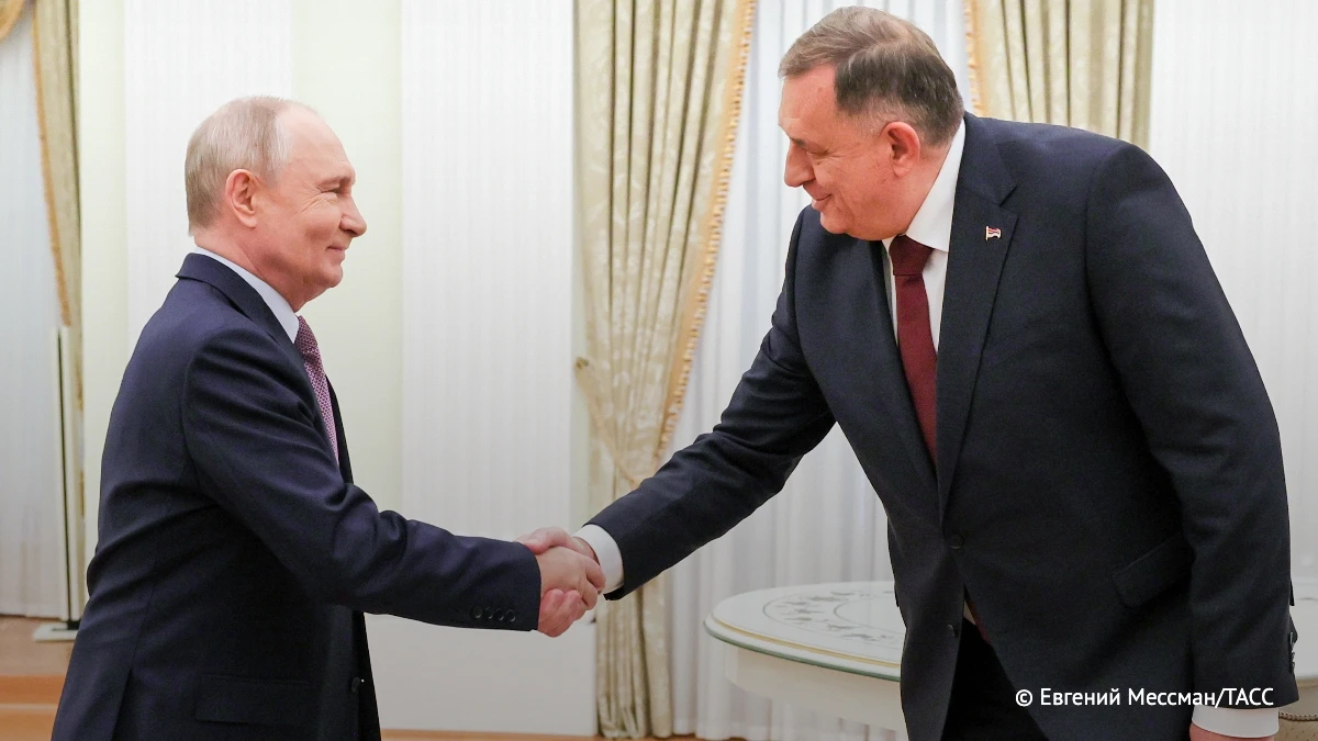 Милорад Додик поздравил Владимира Путина с днем рождения и назвал его другом сербского ...