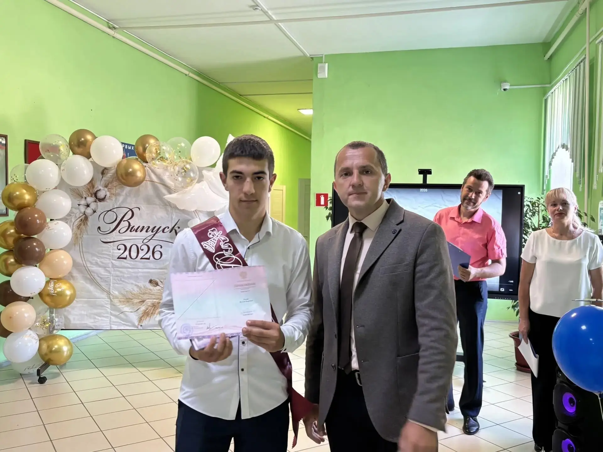 💥Сегодня в школе состоялась торжественная церемония вручения аттестатов выпускникам 9-го класса.

�