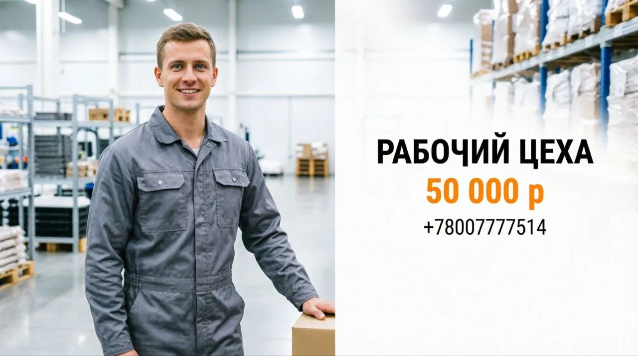 РАБОЧИЙ ЦЕХА | 50 000 р