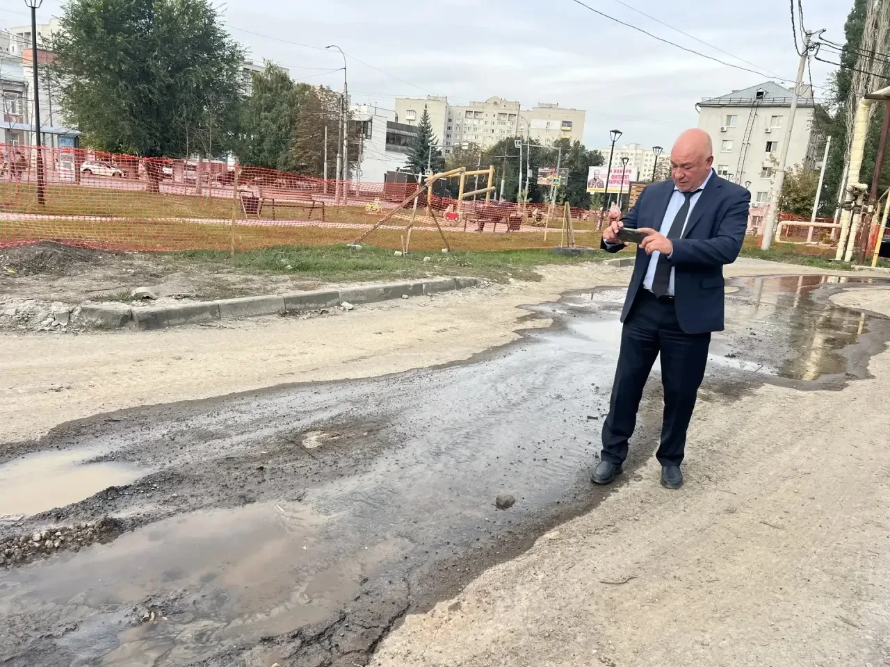 💧 В ходе объезда района обнаружили излив по адресу: