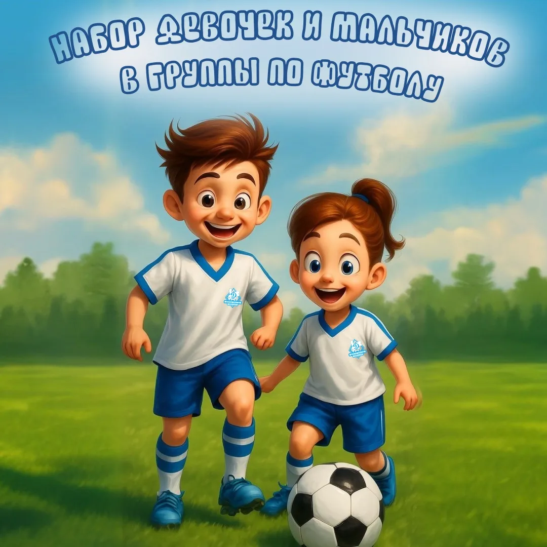 ⚽️ Объявляем набор мальчишек в группы по футболу!