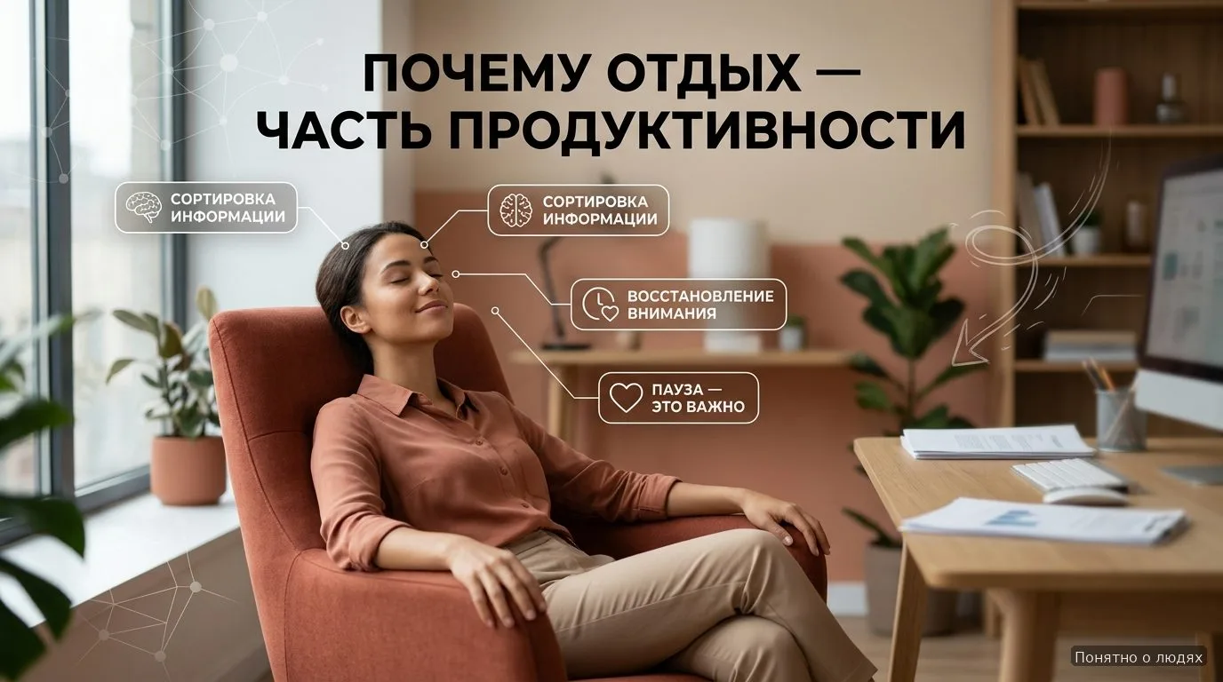 Почему отдых — часть продуктивности