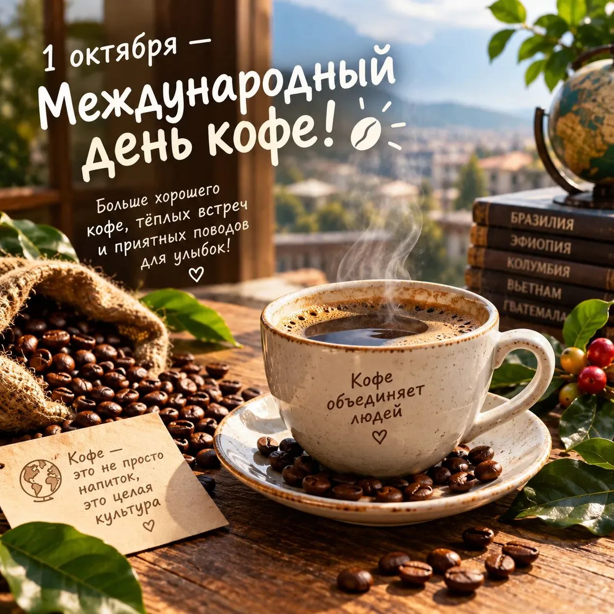 ☕ Сегодня даже «саратовские» баяны играют под аромат свежесваренного кофе!
