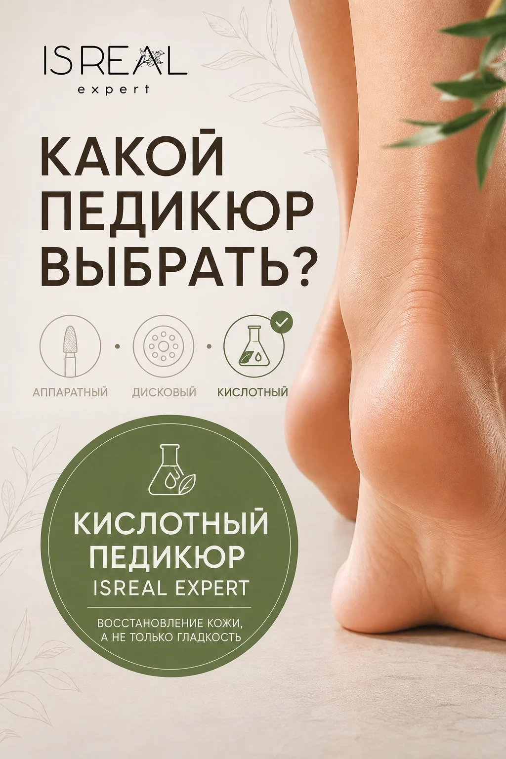 КИСЛОТНЫЙ, АППАРАТНЫЙ И ДИСКОВЫЙ ПЕДИКЮР: КАКОЙ ВЫБРАТЬ?