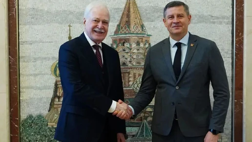 Губернатор Брянской области провел рабочую встречу с послом РФ в РБ Грызловым