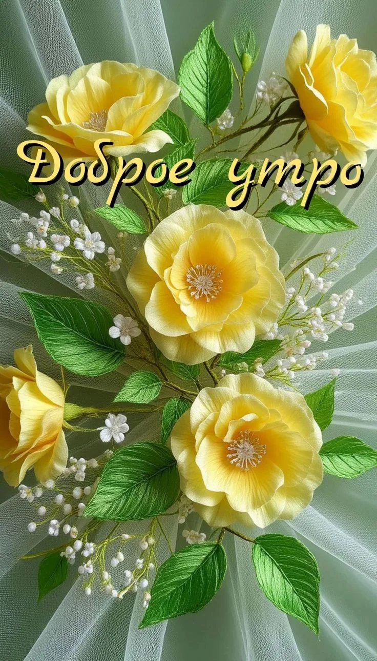 Доброе утро!💛
