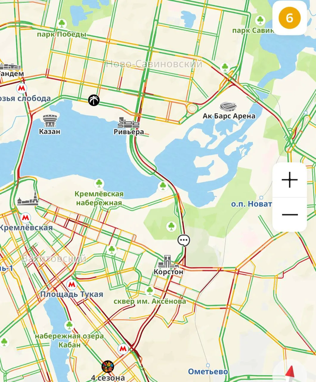 🚌 На участке от Суконной Слободы в сторону Миллениума образовалась пробка протяженност...