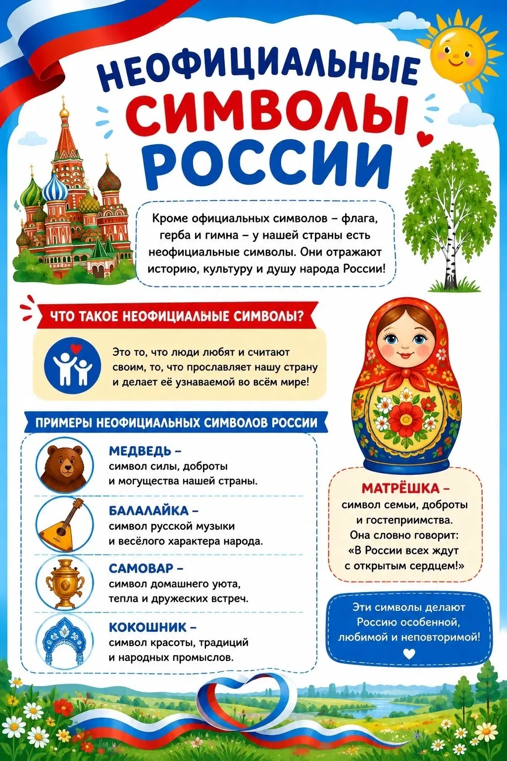 У каждой страны есть свой неповторимый облик, сотканный не только из официальных флагов и гербов, но