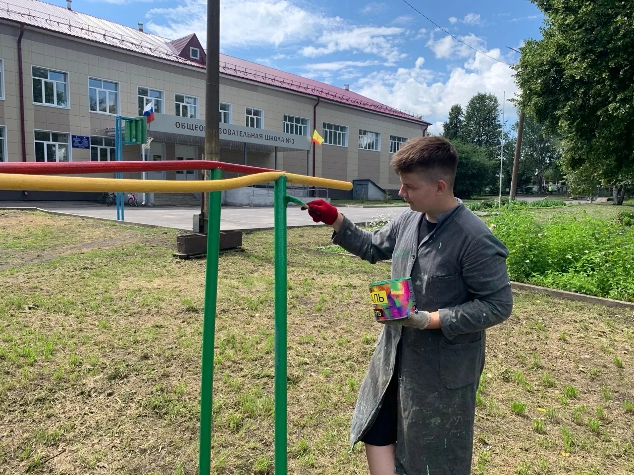 БУДНИ ТРУДОВОГО ЛАГЕРЯ

🎨 В рамках работы летнего трудового лагеря «Муравейник» восьмиклассники при