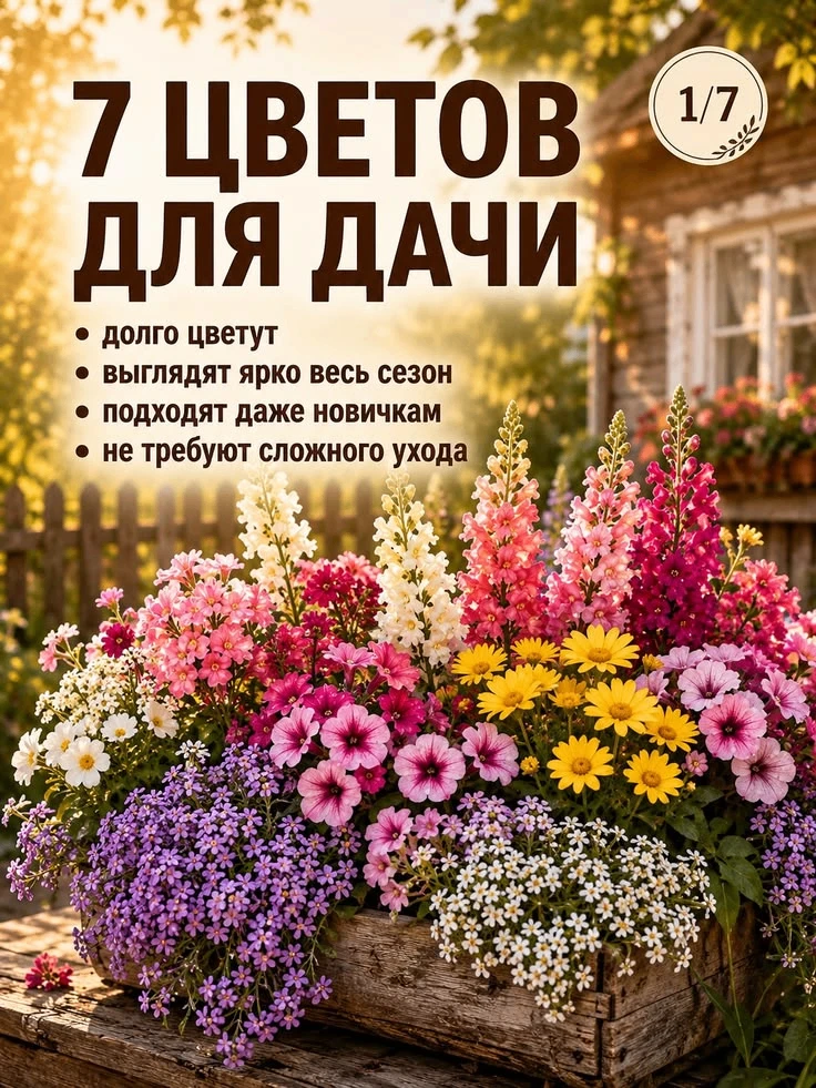 Цветы для тех, кто хочет красоту без заморочек