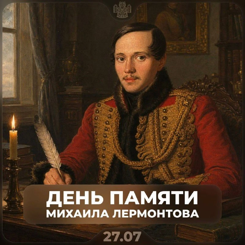 📚 27 июля — День памяти Михаила Лермонтова

Сегодня вспоминают одного из величайших русских поэтов 