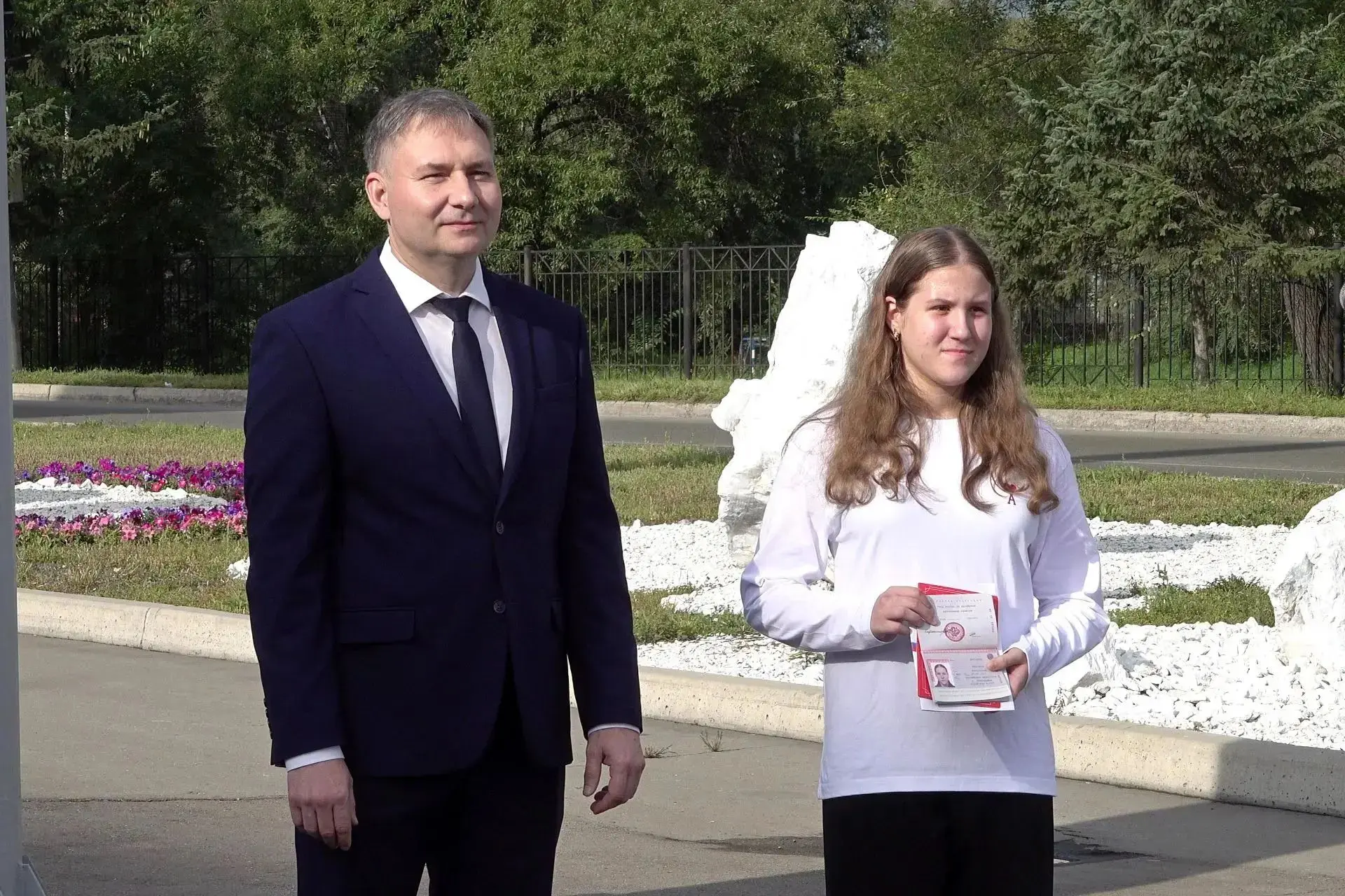 В День государственного флага Российской Федерации.