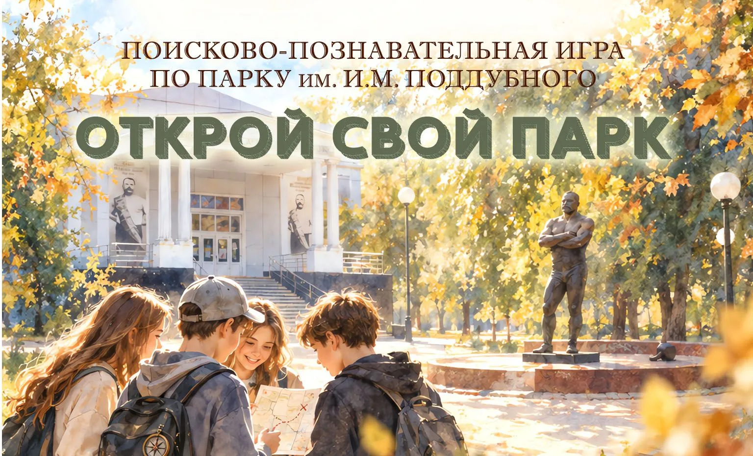 Приглашаем на новую поисково‑познавательную игру по парку им. И.М. Поддубного