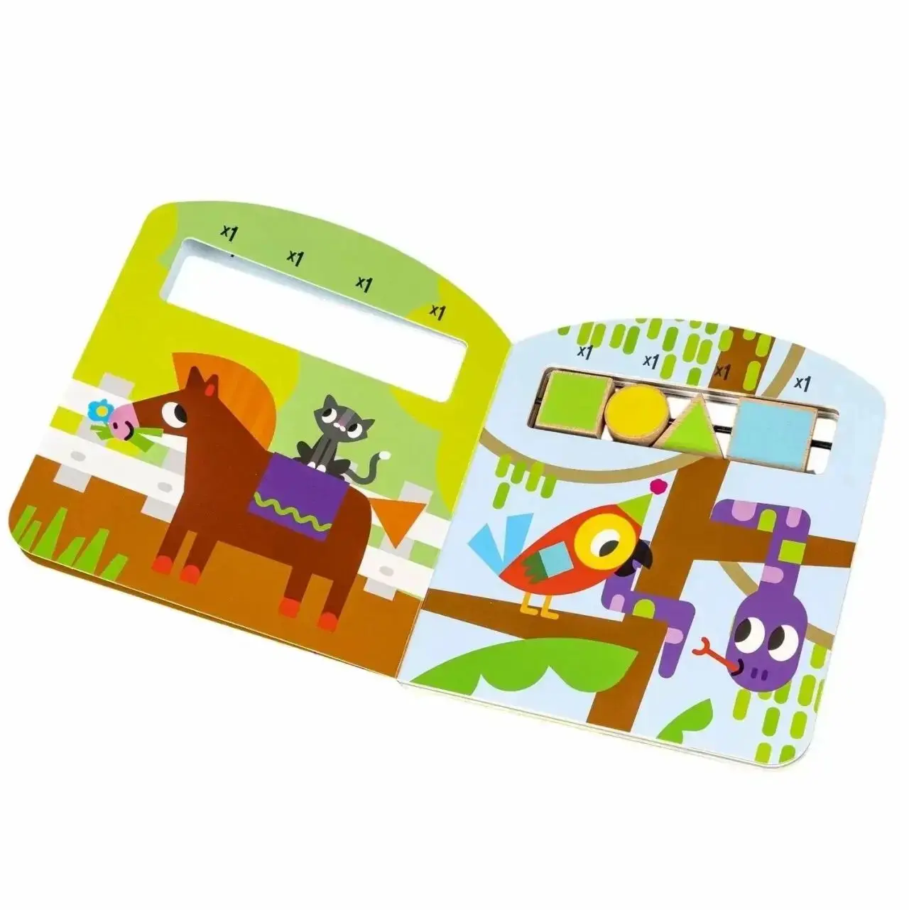 Эти книжечки из плотного картона удобны для прогулок и путешествий.🚗😊