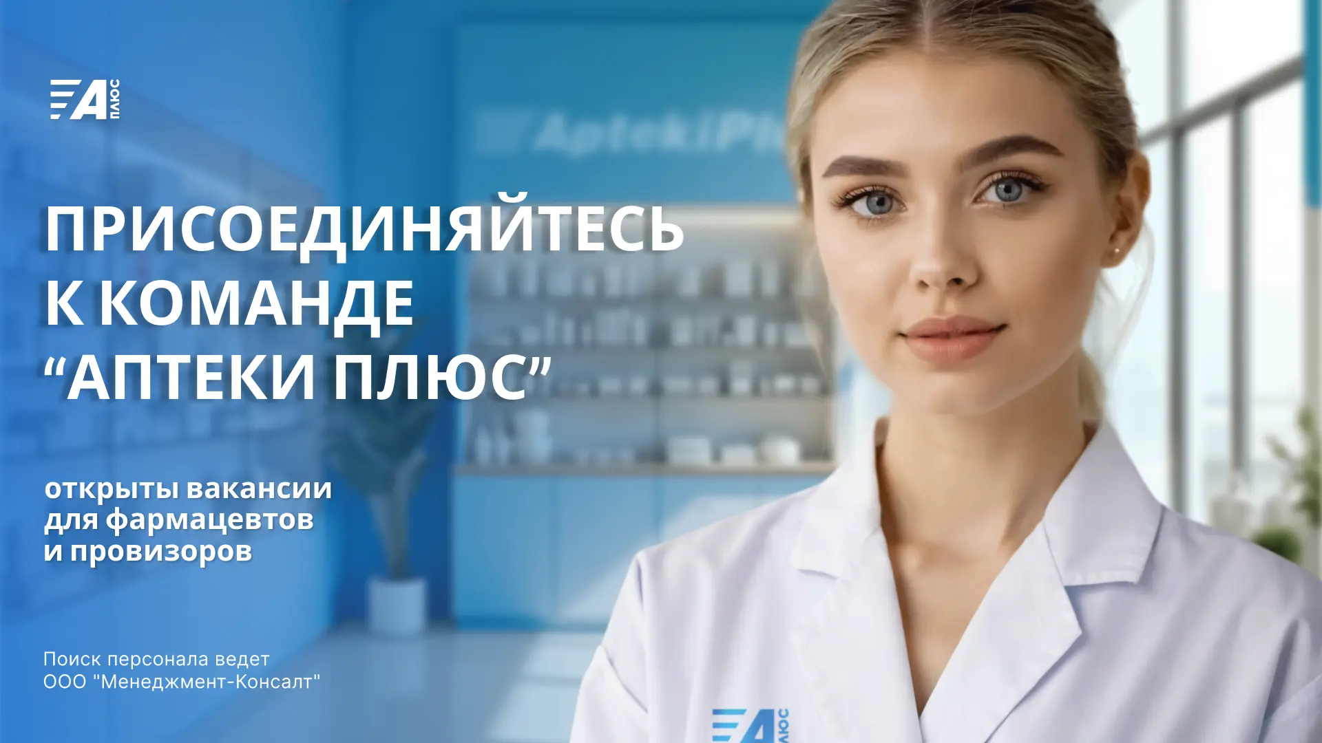 📢 ВАКАНСИИ ФАРМАЦЕВТОВ И ПРОВИЗОРОВ
В "Аптеки Плюс" сейчас открыты вакансии для фармацевтов и прови