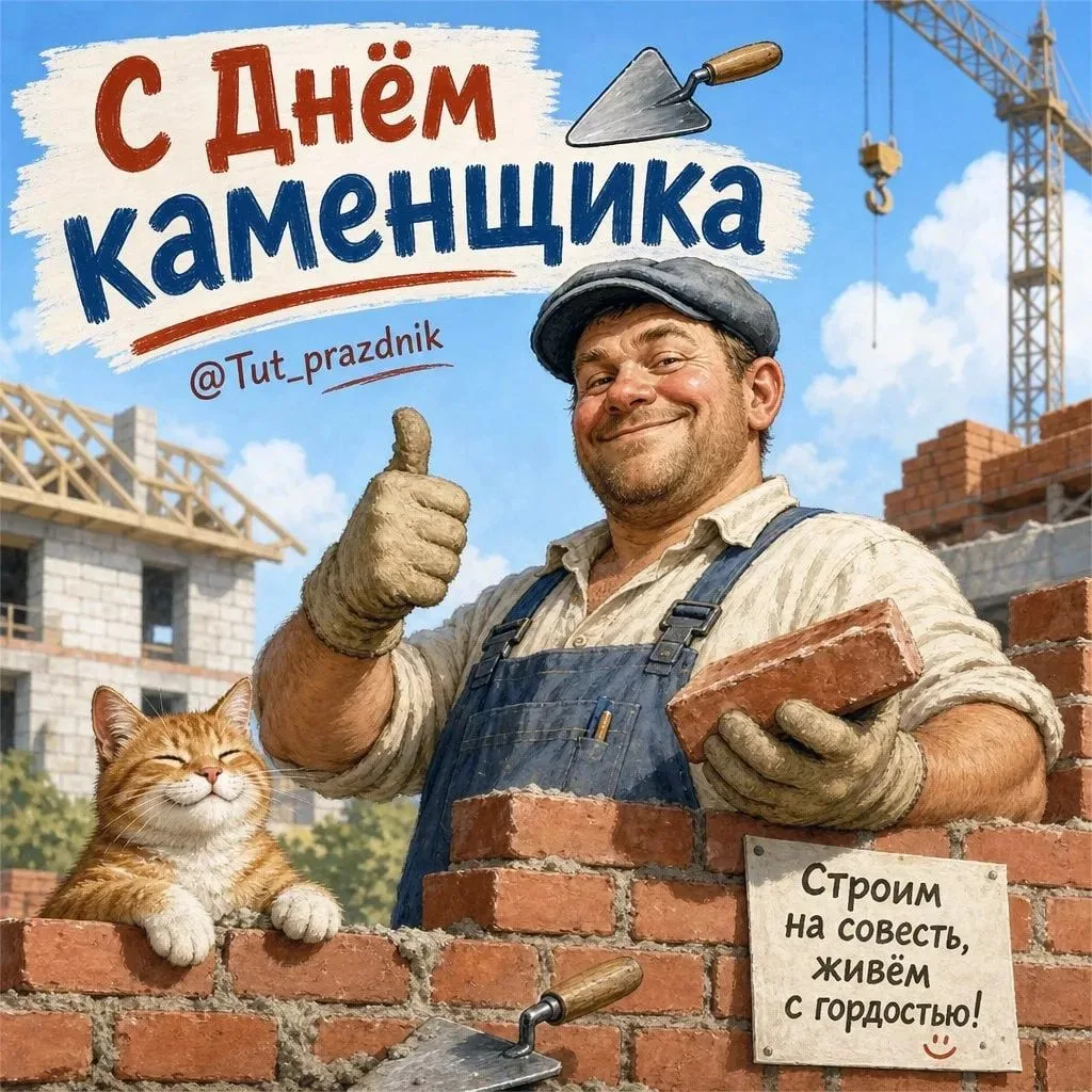 🧱 27 августа — День каменщика