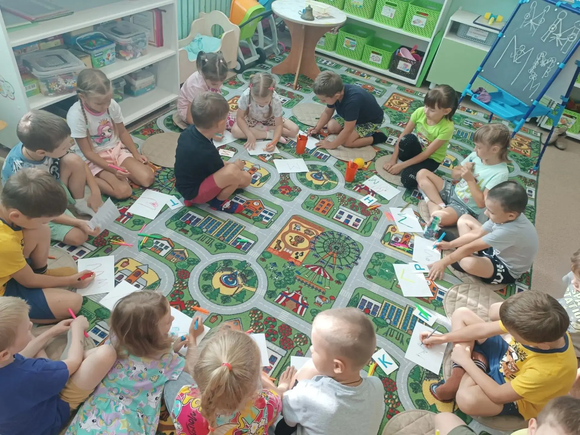 🎉 «Игры с буквами»: как наши старшие дошкольники покоряют азбуку! 🎉Дети 5‑й и 11‑й гр...