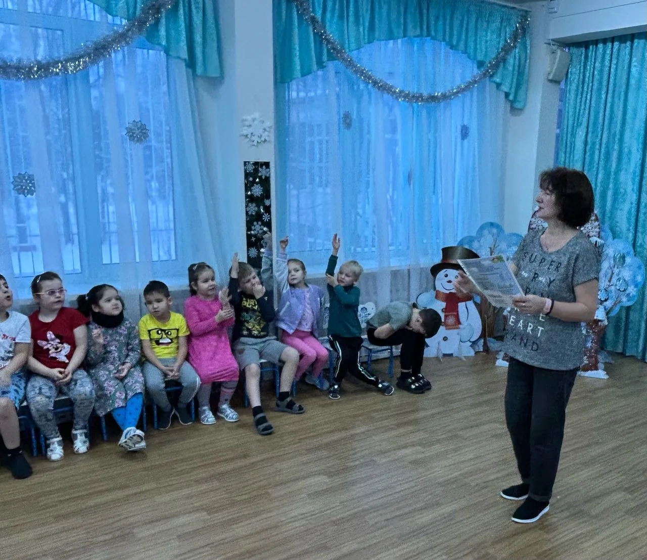 В рамках методической недели РМО у нас прошёл КВН « Что мы знаем о зиме?»