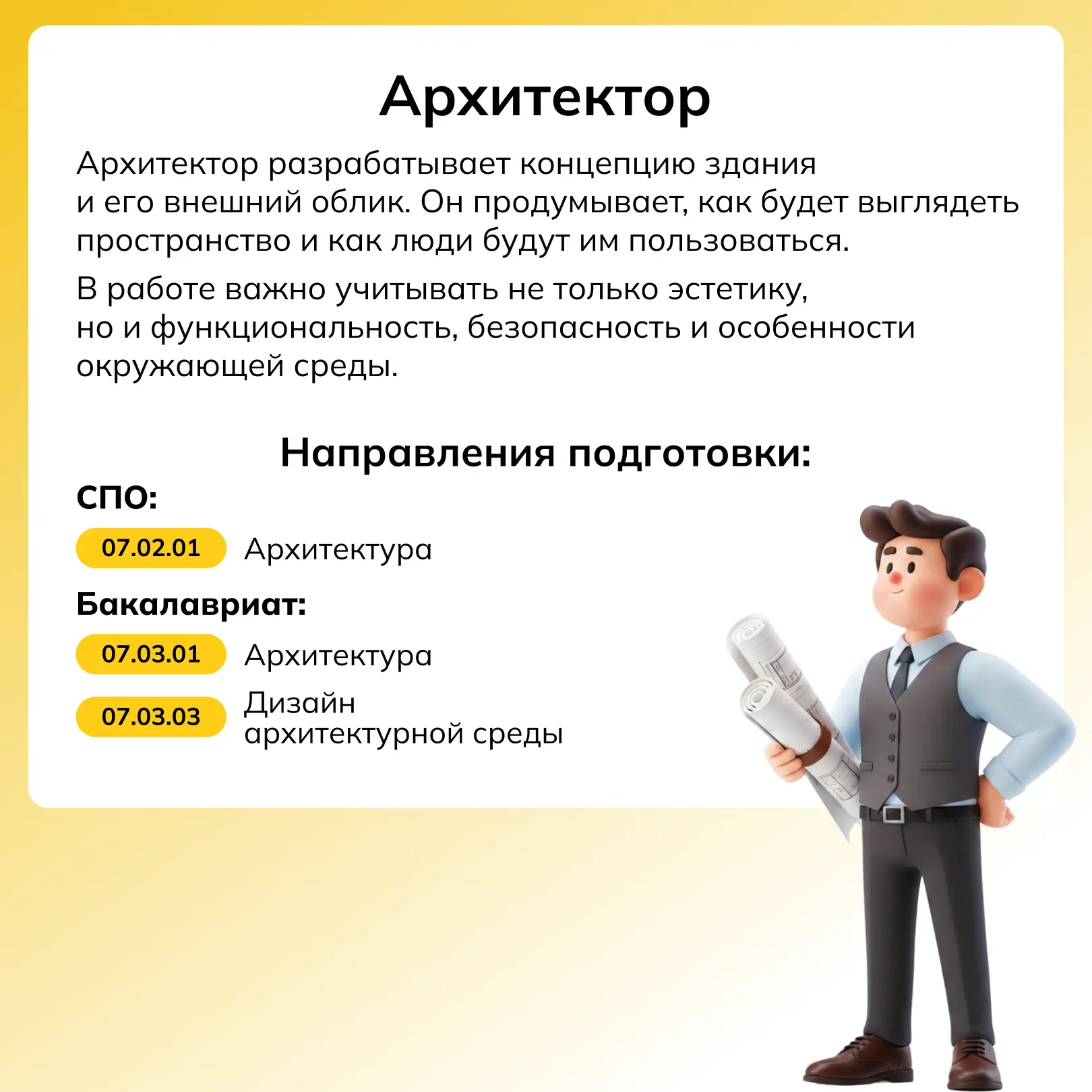 👷 Кто строит города будущего?  Современное строительство — это процесс, в котором участвуют специали