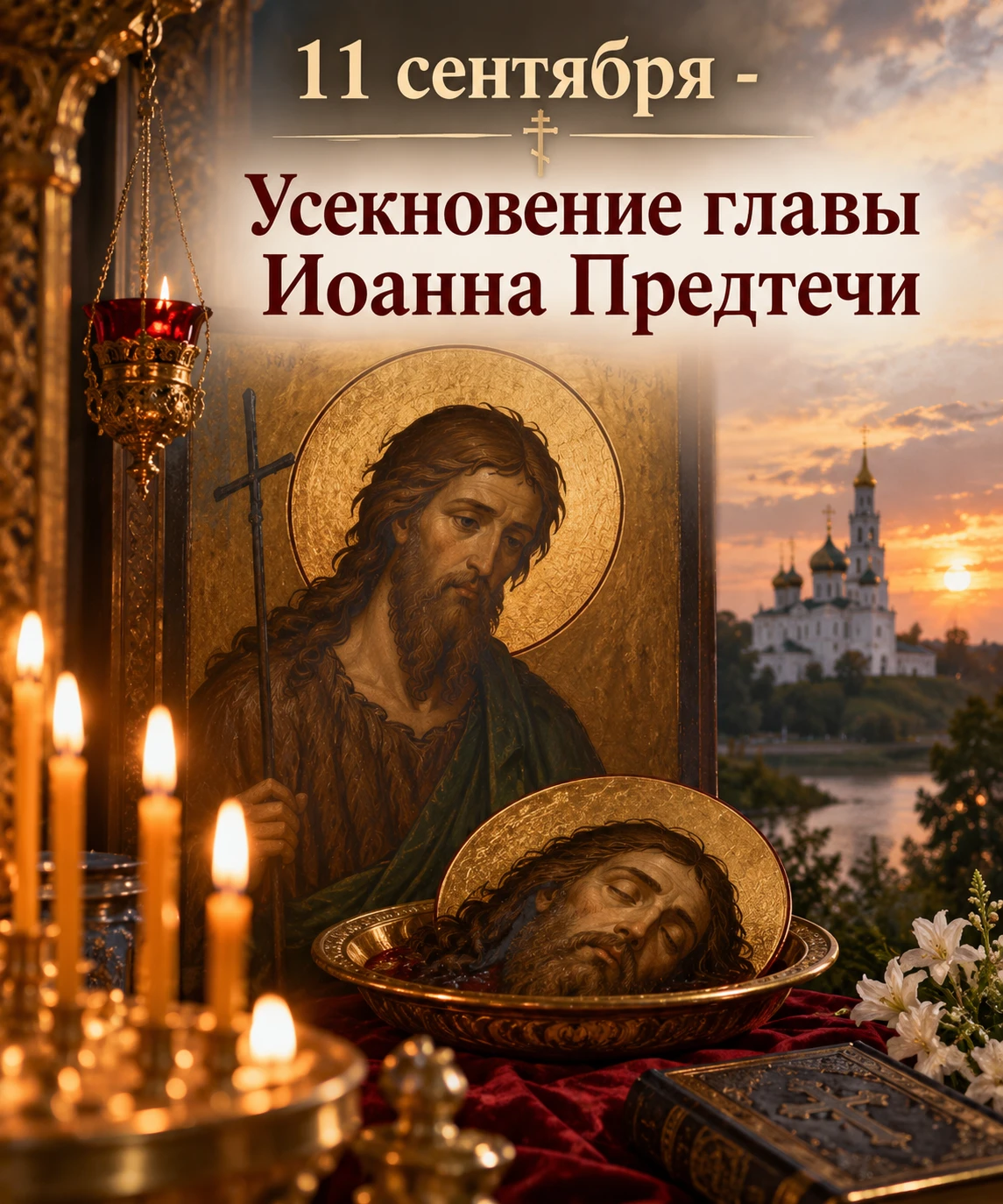 🙏 11 сентября — Усекновение главы Иоанна Предтечи