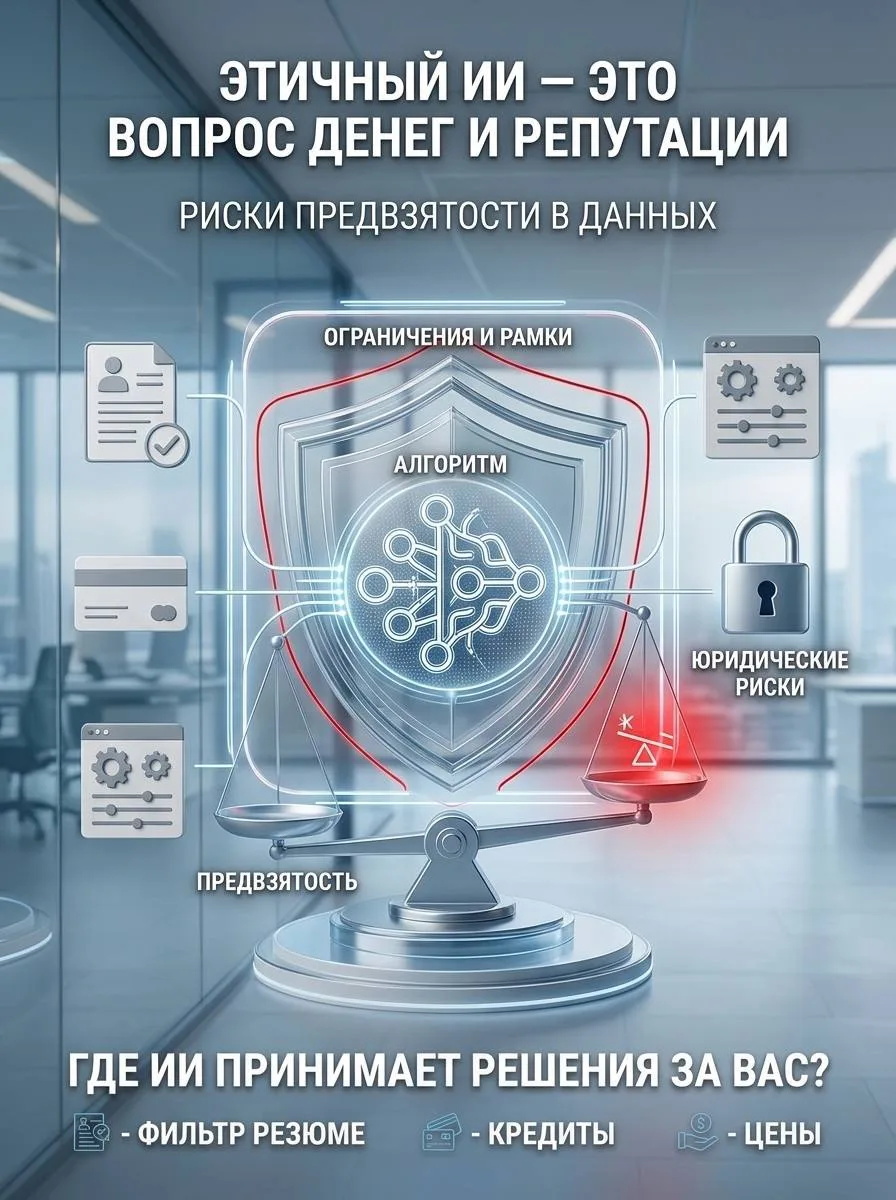 🔥 Этичный ИИ — это не философия, а вопрос ваших денег и репутации.

Звучит как что-то далекое? А те