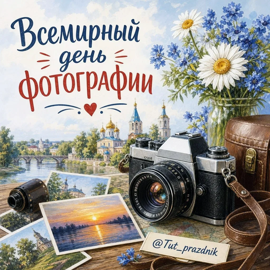 📸 19 августа — Всемирный день фотографии