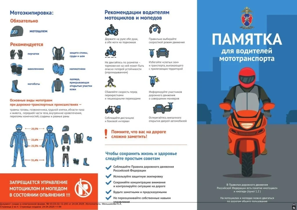 Безопасность на двух колесах: Памятки от экспертов по профилактике детского дорожно-тра...
