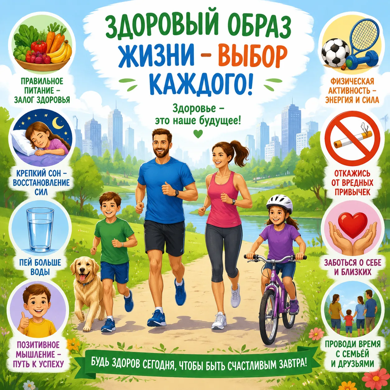 💪Здоровье — это семейное дело!👨‍👨‍👧‍👧

Самые полезные привычки рождаются вместе. Как привить лю