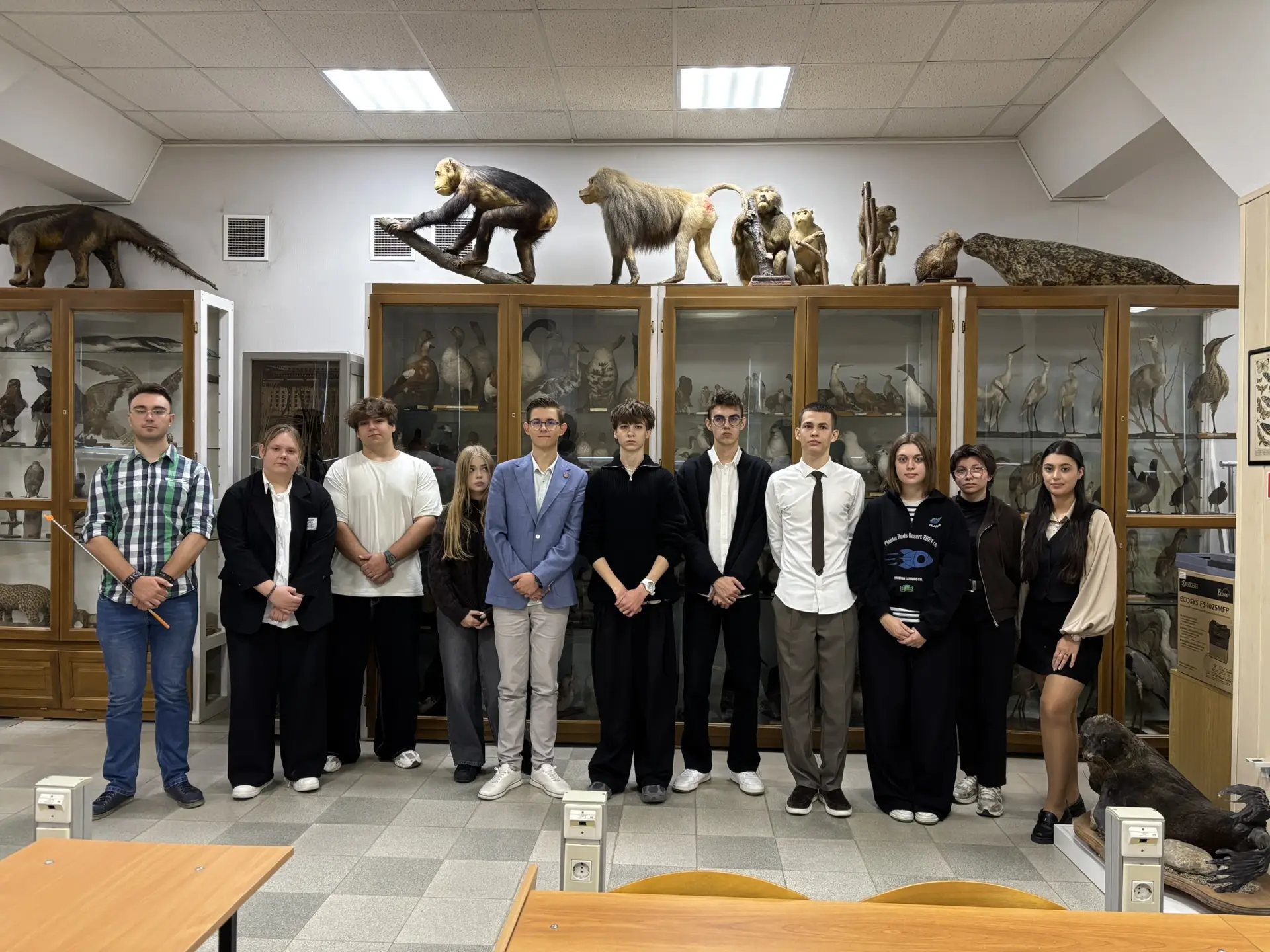 29 сентября учащиеся 10-11 класса биологического профиля посетили зоологический музей Ю...