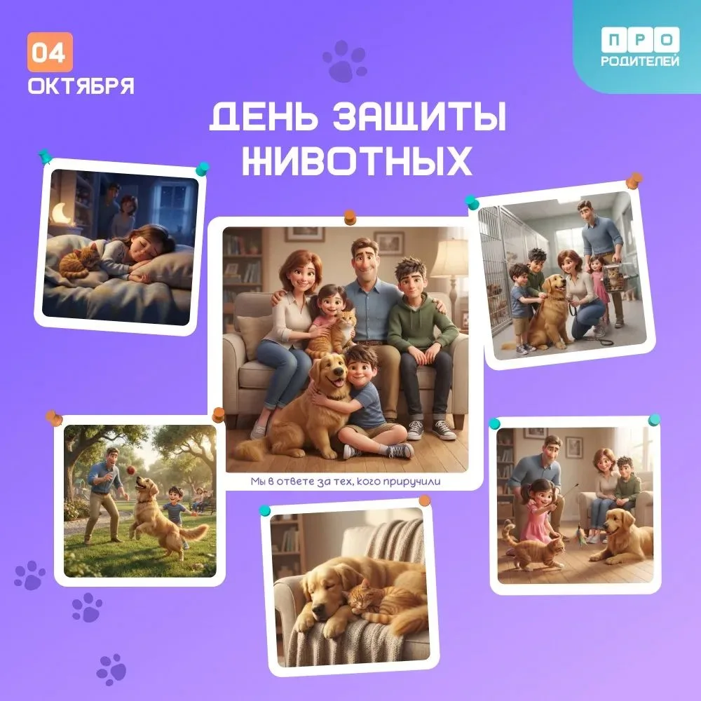 🐾 Воспитываем доброту: как отметить День защиты животных всей семьей