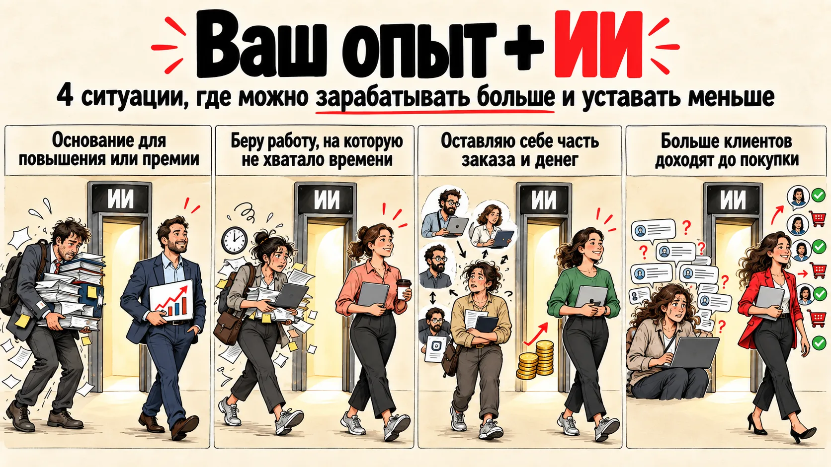 Самый дурацкий способ зарабатывать больше — просто работать больше.