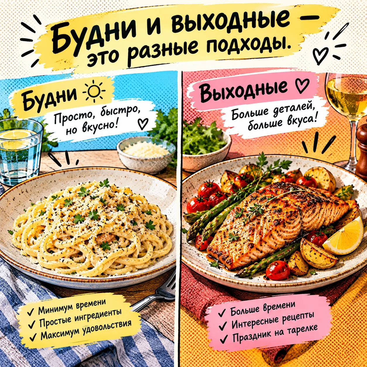 Я перестала готовить сложные блюда в будни — и жизнь наладилась 📅Раньше я искренне вер...