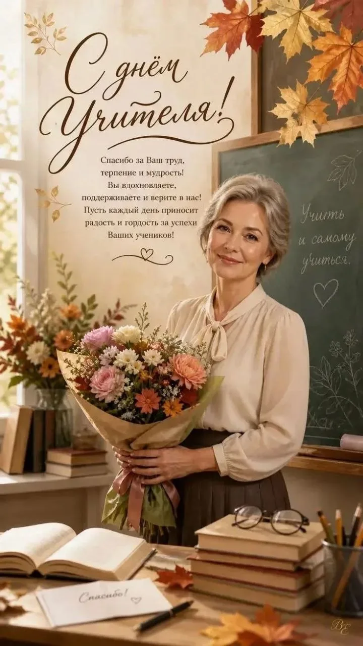🌹С ДНЁМ УЧИТЕЛЯ!📚