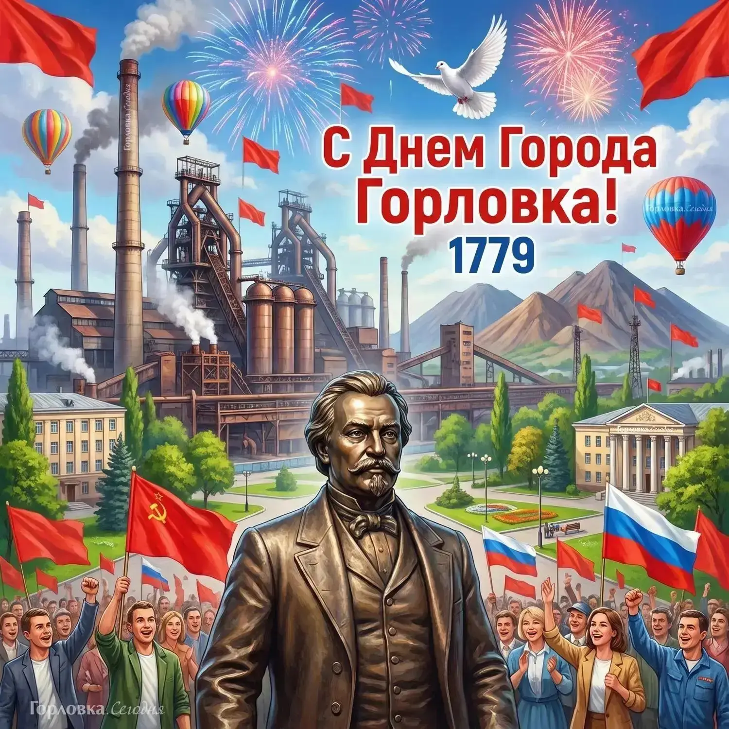 С днём рождения, Горловка!