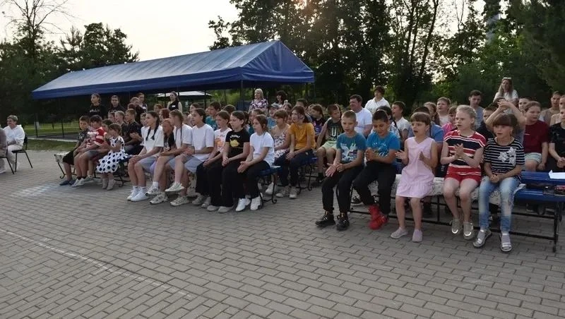 Наша ученица Полина Безручко отдыхала в оздоровительном лагере «Чайка» Красногвардейско...