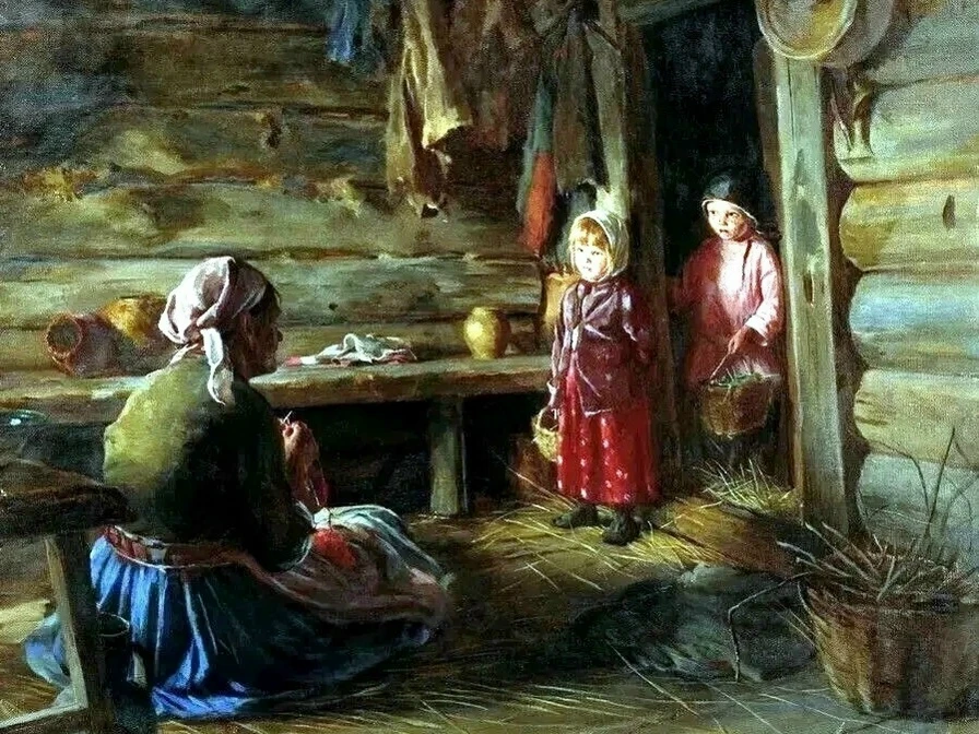 Каждый вечер, уложив двухлетнего Сережку спать, бабушка доставала из кармана юбки ключ, который всег