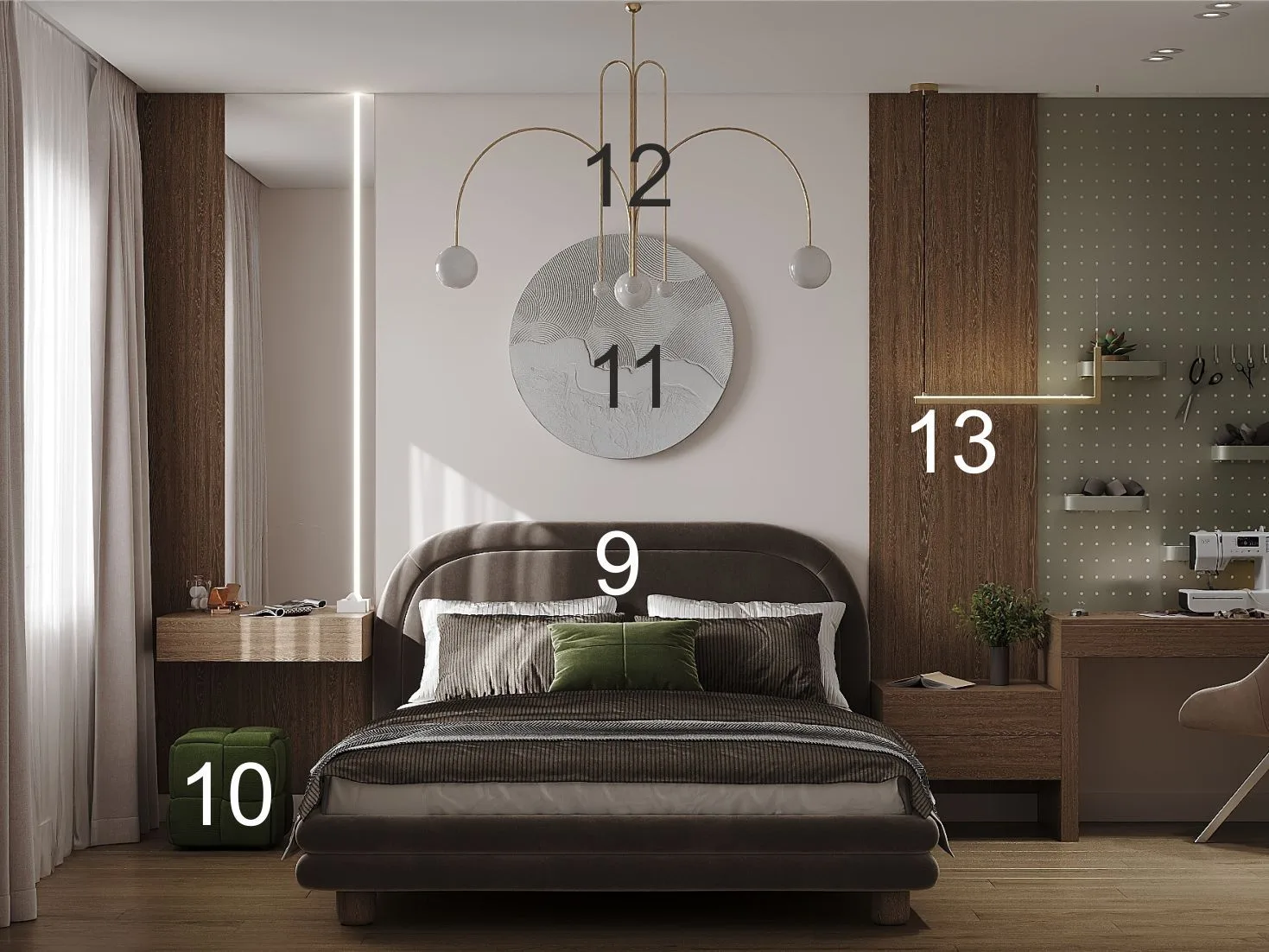 По многочисленным просьбам разбираем спальню и детскую!)
9 - Кровать Ева 160
Ткань обивки: Barhat La
