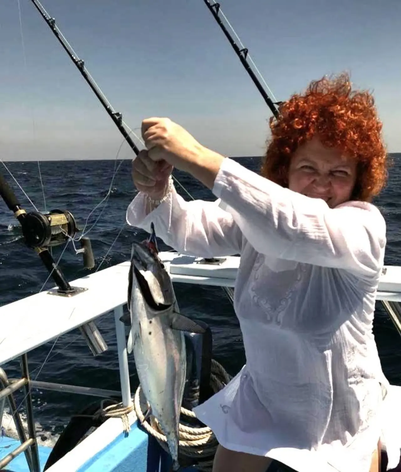 «Отличный экземпляр! Снасти выдержали, нервы тоже! 😎🎣 Настоящая борьба с морским хищн...