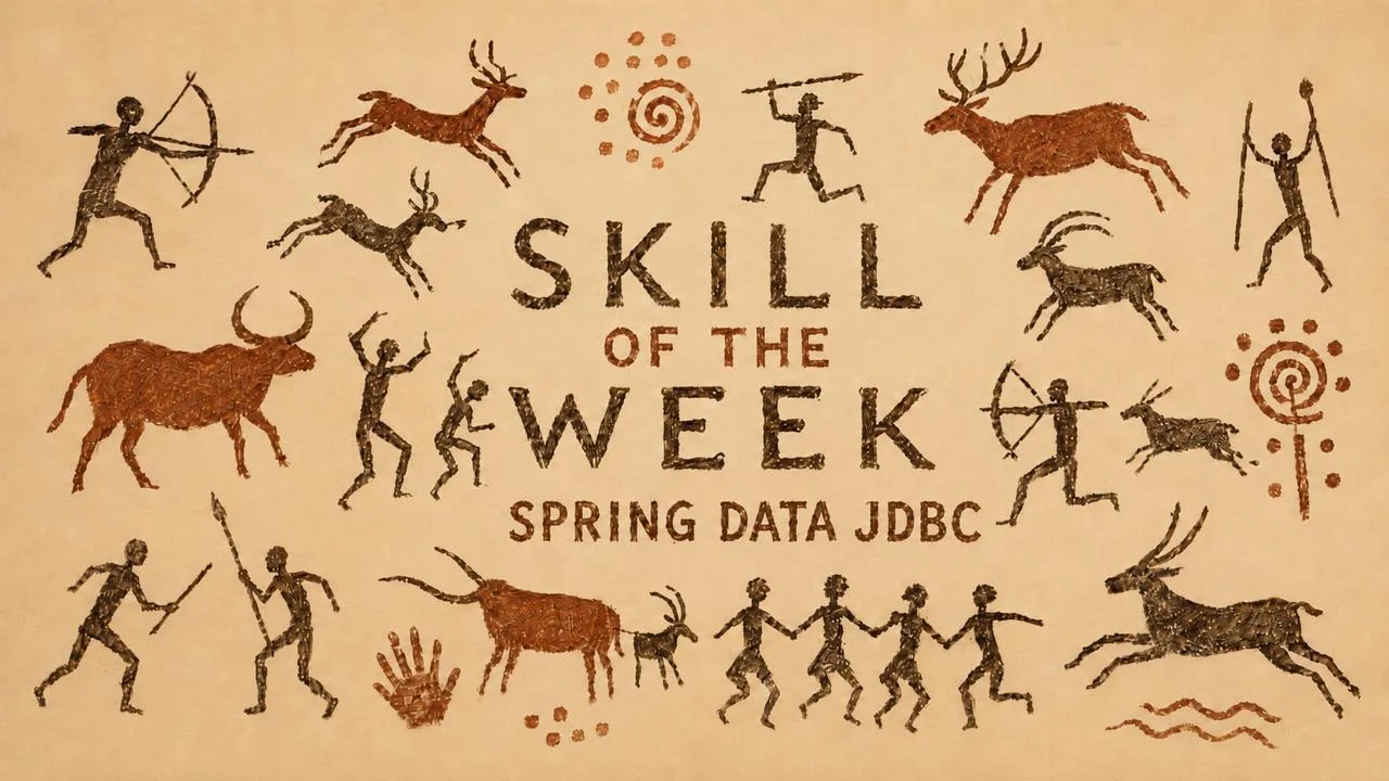 ⚡ Skill of the Week: Spring Data JDBC

Продолжаем рубрику Skill of the Week: каждую неделю разбираем