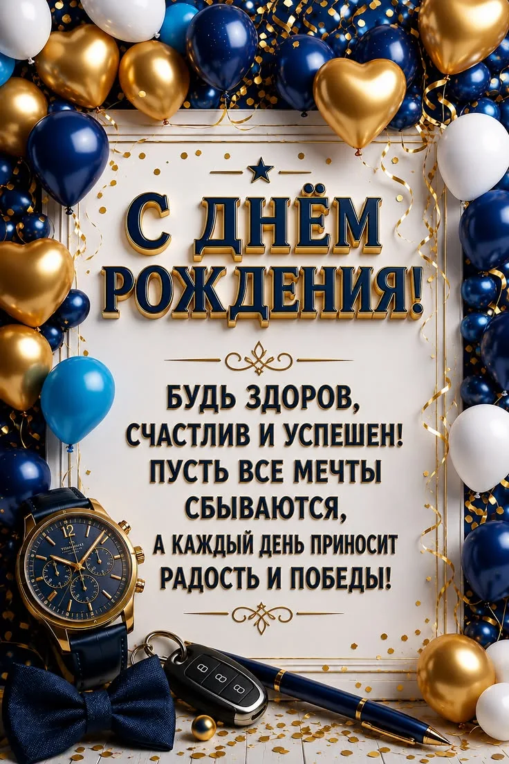 Поздравляем с Днём рождения! 🎂🎁